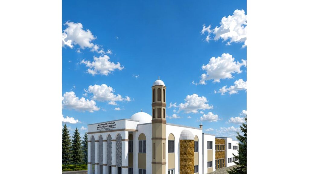 The Baitul Tauhid Mosque in Huddersfield